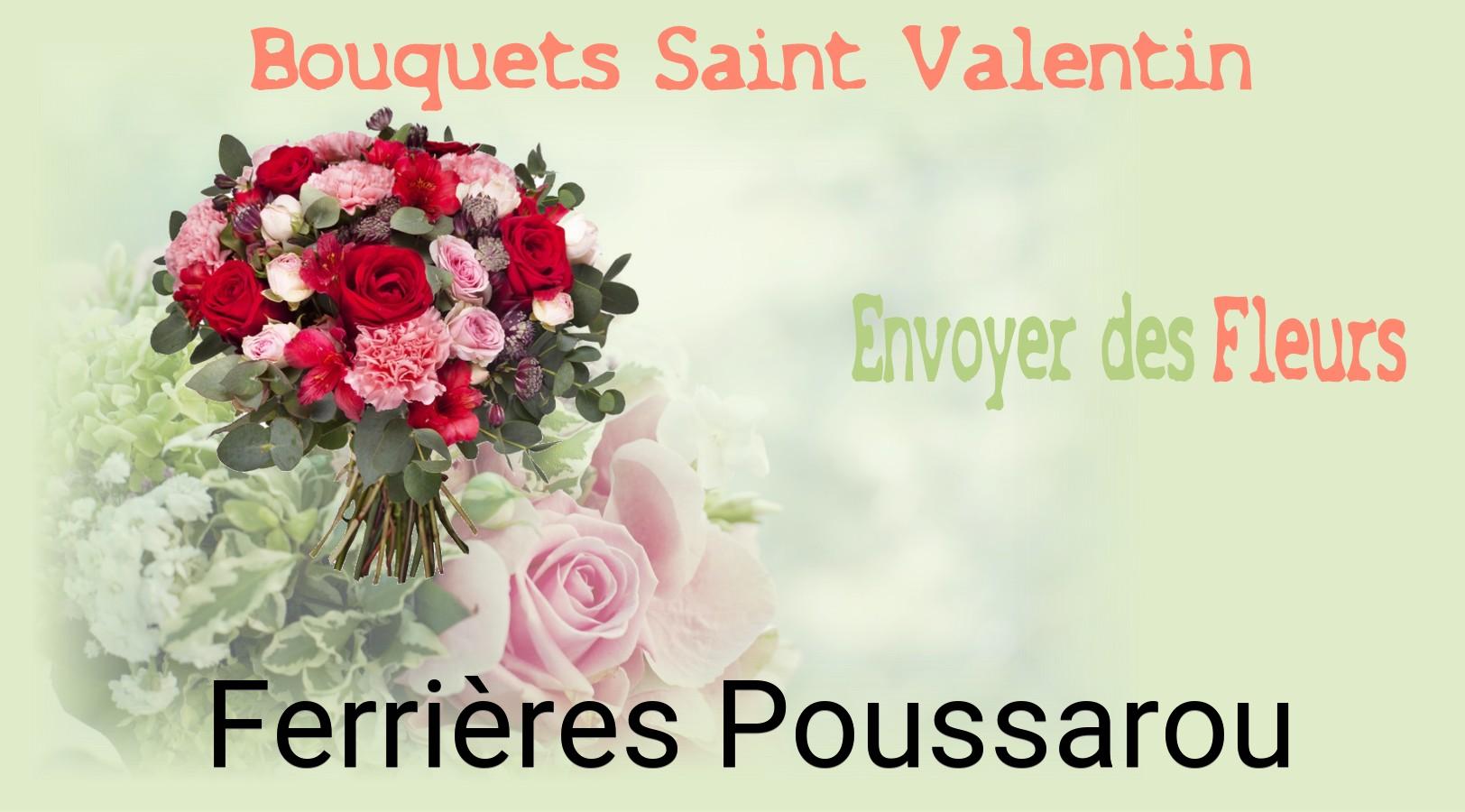Roses de Saint-Valentin livrées à Ferrières-Poussarou